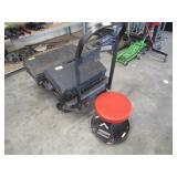 Rolling Cart & Sitting Cart