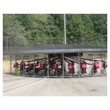 Batting Cage: 9 Bays, Netting, Fence Included, w/B