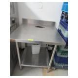Small S.S. Table: Approx. 32" x 32"