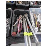 Bin of 1/2", 1/4 Wrenches