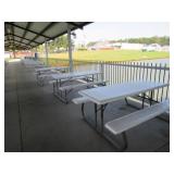 Approx. 10 Folding Picnic Tables