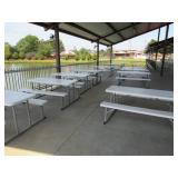 Approx. 23 Folding Picnic Tables