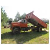 GMC Top Kick Dump Truck: 5 Speed Transmission, CAT