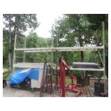 METAL RACKS 2 LEVEL 16