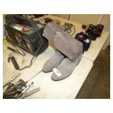 NICE LEATHER MENS WESTERN BOOTS SIZE 12