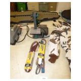 1' BENCH TOP BELT SANDER W/BELTS GOOD KNIFE SHARPE