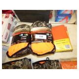 2 NEW REVERSIBLE CAMO/ORANGE FULL FACE HUNTING CAP