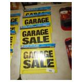 4 NEW GARAGE SALE SET 3 SIGNS & 120 PRICE TAGS EA