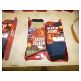 2 NEW MENS HEATED SOCKS SIZE 10-13