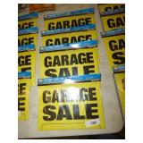 4 NEW GARAGE SALE SET 3 SIGNS & 120 PRICE TAGS EA