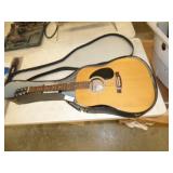 JOHNSON ELECTRIC ACOUSTIC GUITAR & CASE
