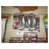4 NEW PEPPER SPRAYS