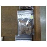 BAG OF 50 WHEAT CENTS MIXED DATES