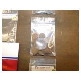 BAG OF 50 WHEAT CENTS MIXED DATES