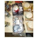 2 NEW SPACE SAVER SHELVES, LIGHT, CAR POLISHING