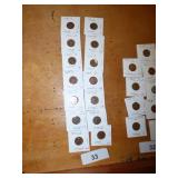 1950'S WHEAT CENTS (14 TOTAL)