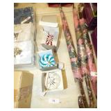 4 NEW LED LIGHTED METAL CHRISTMAS ORNAMENTS