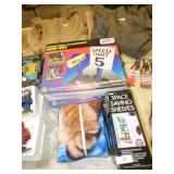 2 NEW SPACE SAVER SHELVES, THROW, POWER WHEELS