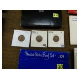 3 WHEAT CENTS 1919-S (FINE),1920-S,1925-S