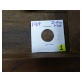 1909 INDIAN HEAD CENT (LOW MINTAGE )