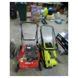 GAS LAWNMOWER & ELECTRIC LAWNMOWER COND ?