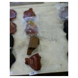 4 NEW LEATHER PISTOL HOLSTERS