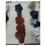 4 NEW LEATHER PISTOL HOLSTERS