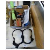 KNEE PADS, HARDWARE ITEMS, SCREWS, MORE