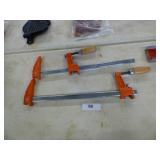 2 NICE JORGENSON USA 12' BAR CLAMPS