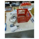 MILK CRATE, BLUE TOOTH SPEAKER LED & HEAT LIGHTS