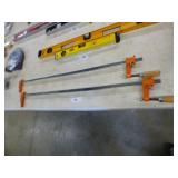 2 NICE 30' JORGENSON USA BAR CLAMPS