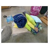 ASSORTED PILLOWS & CUSHIONS