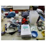 LINENS, STORAGE TOTES NO LIDS, TOYS