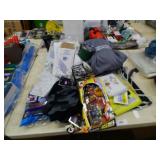 LINENS, STOCKING CAPS, TOYS