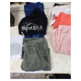 2 PANTS & HARD ROCK T-SHIRT