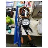 PROJECTOR SCREEN, TOOLS, LIGHT, PRUNNER