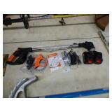 NEW 21 VOLT CORDLESS WEED TRIMMER W/2 BATS & CHARG
