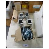 NEW ALUMINUM ELECTRICAL BOXES & CONDUIT CLAMPS