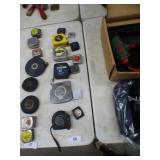 12 ASSORTED TAPE MEASURES