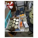 PINT JARS, KITCHEN ITEMS