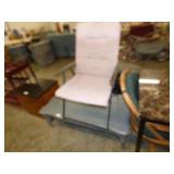 COFFEE TABLE & FOLDING CHAIR