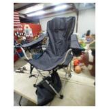 NICE LARGE EDDIE BOWER FOLDING CHAIR & CASE