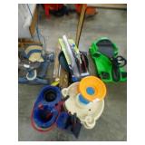 SAND BOX, MOP BUCKET, OFFICE MAT. MORE
