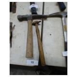 BRICK HAMMER & OLD SMALL HAMMER