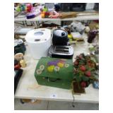 BREAD MAKER, AIR FRYER, TOASTER, WOOD BOX