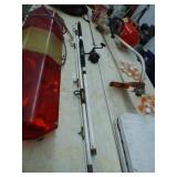 LARGE FISHING ROD & REEL W/DAM QUICK REEL GERMANY