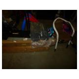BLINDS, 4 AIR BEDS, 2 CHAIRS, AIR UP POOL