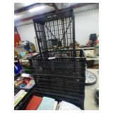 4 STORAGE CRATES