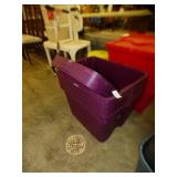 9 NICE TOTES WITH 7 LIDS