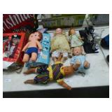 ASSORTED VINTAGE DOLLS
